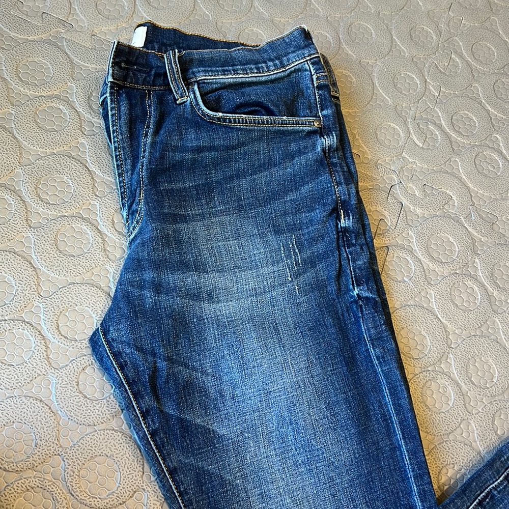 Joseph aboud men’s dark denim stretch jeans size 34/30